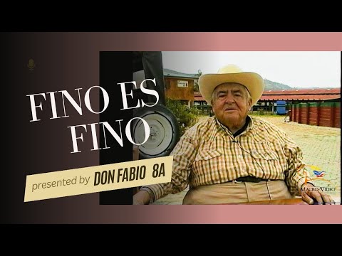 Don Fabio Ochoa, 27 years later, still teaching. "The latest fashion trend." Ep 01