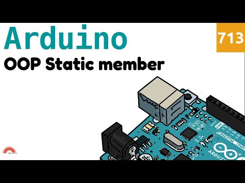 Membri statici in una classe - Arduino OOP - Video 713