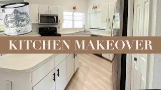 ALL-IN-ONE HEIRLOOM CABINET PAINT REVIEW { AFTER 1 YEAR } DIY BUDGET KITCHEN MAKEOVER BEFORE AFTER