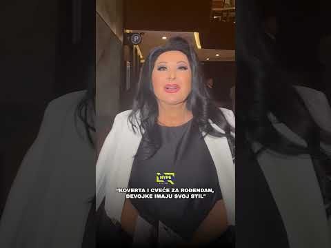 Dragana Mirković sa kovertom došla na rođendan Atine i Nike! #draganamirkovic #jelenakarleuša