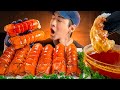 ASMR MUKBANG SEAFOOD BOIL LOBSTER TAILS COOKING EATING SOUNDS Zach Choi ASMR