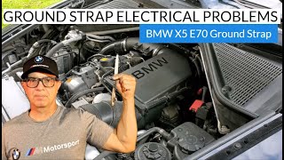 BMW X5 E70 Ground Strap Replacement | Ground Strap Electrical Problems | Ground Strap Replacement