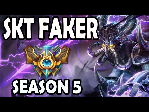 SKT T1 Faker Kassadin vs Twisted Fate MID Ranked Challenger Korea