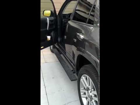 Automatic Running Boards on 2012 Toyota 4Runner Limited 4x4 5th Gen