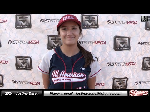 2024 Justina Duran Outfielder Softball Skills Video - AASA Carrillo