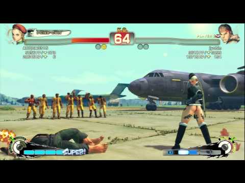 SSF4 AE 2012 Ranked ACQUA0316 (Cammy) vs Jyobin (Ryu)