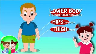 Download lagu Mengenal Tubuh bagian Bawah Manusia dalam Bahasa Inggris |  Kartun Anak Channel mp3