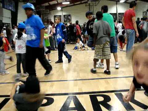 Alex doing a backspin at B Boy competition 2010