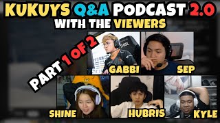 Download lagu PART 1 | KUKUYS Q&A LONG PODCAST W/ VIEWERS | WITH GABBI, SEP, KYLE, HUBRIS, SHINE, AND JAWO mp3