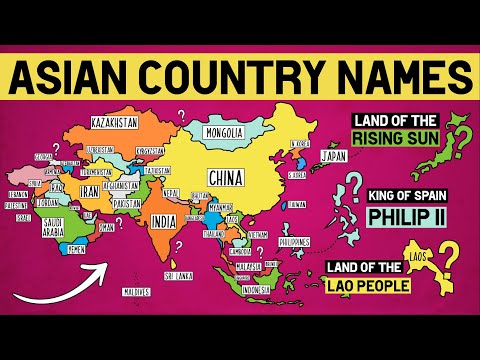 How Did Asian Countries Get Their Names?