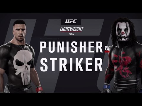 Punisher vs. Striker (EA Sports UFC 2) - Crazy UFC 👊🤪