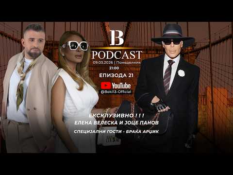 B-13 PODCAST S02 EP21 GOSTI: ELENA VELESKA I JOCE PANOV