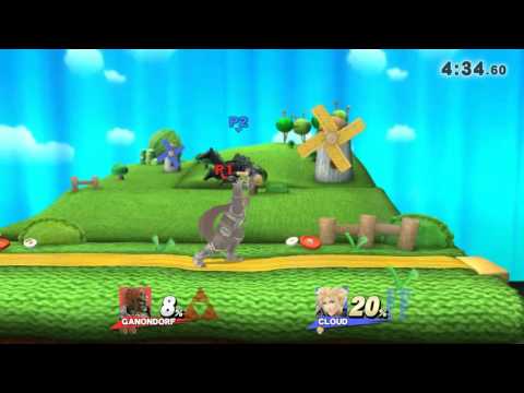Ganondorf Destroys Cloud