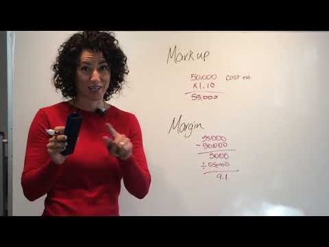 Margin vs Markup or Markup vs Margin