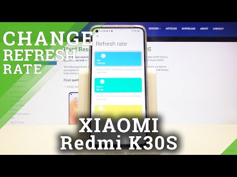Refresh Rate Option - Display Settings in XIAOMI Redmi K30S