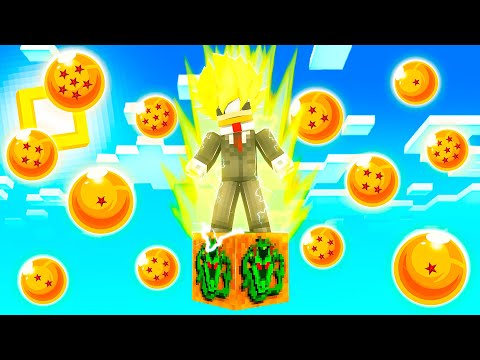 SOPRAVVIVO SOPRA UN SOLO BLOCCO DI DRAGON BALL - Minecraft ITA