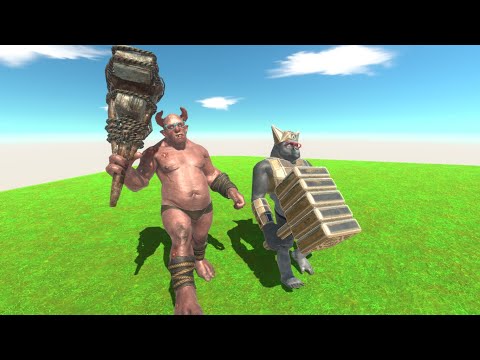 How many Ghor hammer & Orge lord to deafeat every faction-Animal Revolt battle Simulator