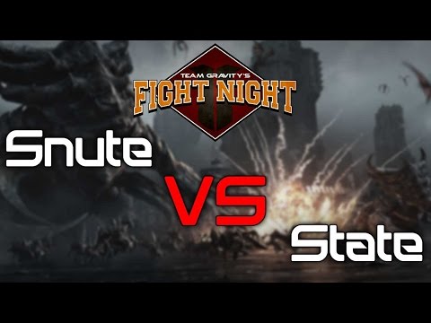 Team Gravity's Fight Night - Snute vs State - [PvZ]