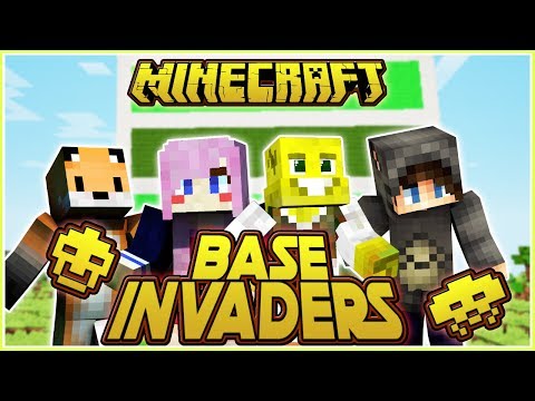 SO MUCH FRUSTRATION! | Minecraft Base Invaders Challenge