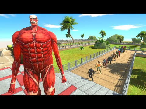 COLOSSAL TITAN OASIS DEATH RUN - Animal Revolt Battle Simulator