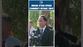 Emotional Interruption During San Diego Mosque Attack Press Conference Sparks Tense Moment
