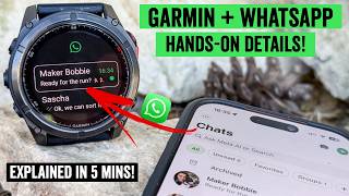 New Garmin Watch WhatsApp Integration Update!