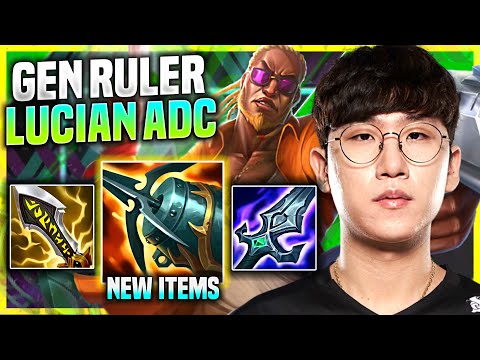 RULER PICKS LUCIAN WITH NEW ITEM KRAKEN SLAYER! - GEN Ruler Plays Lucian ADC vs Miss Fortune!