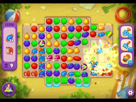 GardenScapes Level 13398 no boosters