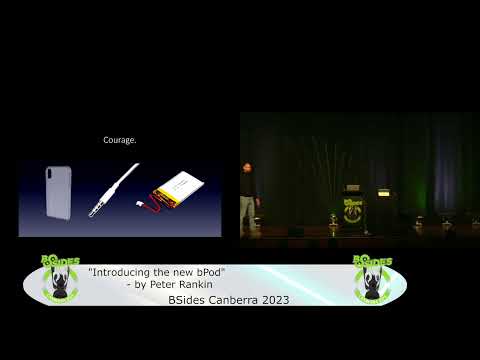 "Introducing the new bPod" - Peter Rankin, BSides Canberra 2023