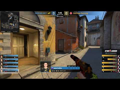 Nemiga vs NAVI: Perfect game from Electronic in the first round (QuadroKill), StarLadder CIS RMR