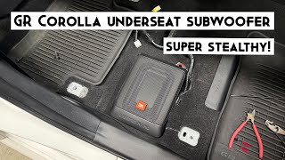 GR Corolla JBL BassPro Nano Install