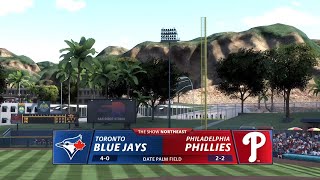 MLB The Show 23 Phillies vs Blue Jays | Spring Baseball Gameplay PS5 4K