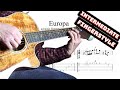 Europa TAB - acoustic fingerstyle guitar tabs (PDF + Guitar Pro)
