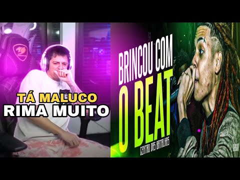 CORINGA REAGINDO A BATALHA DE RIMA