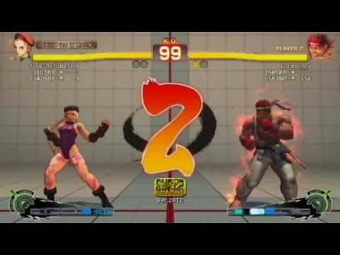TooCuteToBeStr8 (Cammy) Lucifer___v (Evil Ryu) - SSF4 AE 2012