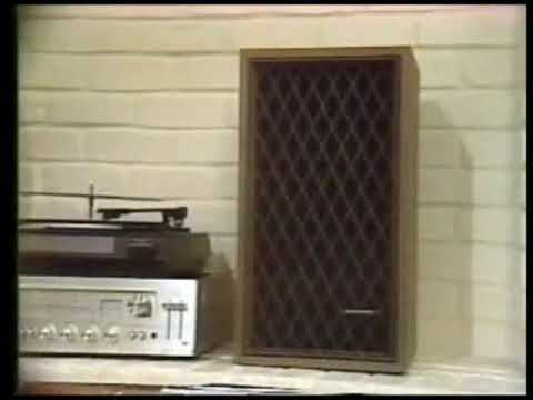 Radio Shack commercial from the 1978 - Realistic Nova stereo speakers