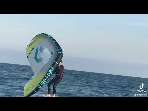 Wing Foil beer handoff!