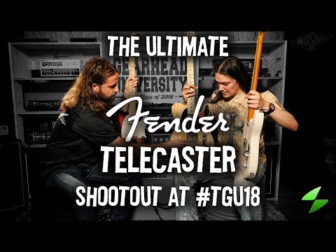 The Ultimate Fender Telecaster Shootout at #TGU18