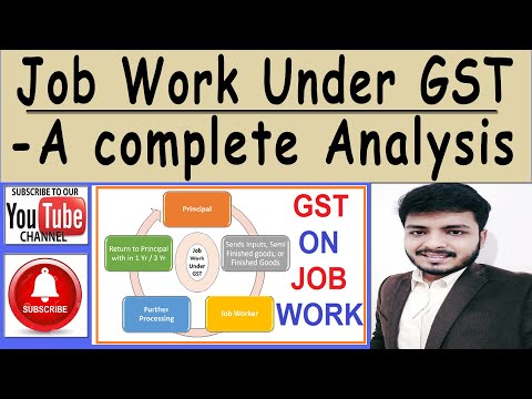 Job Work under GST - A Complete Analysis