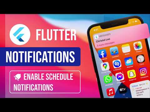 Implement Flutter Schedule Local Push Notifications | Schedule Notification for android and iOS