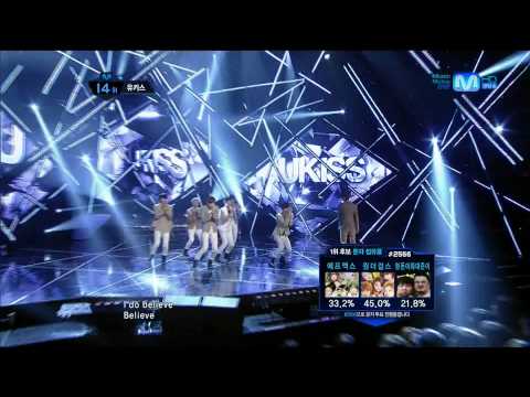 120621 UKISS @ M!Countdown ; Goodbye Stage - Believe