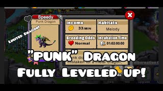Punk Dragon Dragonvale leveled up to Max level!