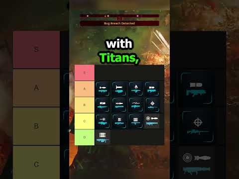 Helldivers 2 - Best Support Weapons vs. Bugs!