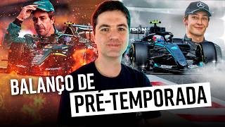 F1 2026: ANÁLISE FINAL DOS TESTES! Mercedes domina, Ferrari inova e Aston Martin em crise. #formula1