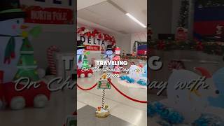 Traveling on Christmas was not bad at all. #delta #deltaairlines #christmas #jfk