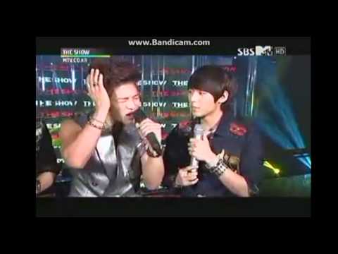 120622 Sungjae, Minhyuk, Daniel (Dalmatian) @ MTV The Show (cut)
