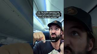 The Airline Separated Our Family… Would You Switch Seats?