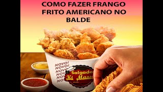 APRENDA A FAZER FRANGO FRITO AMERICANO