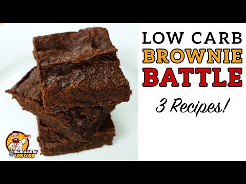 Low Carb BROWNIE BATTLE - The BEST Keto Brownies Recipe - Lowcarb Chocolate Brownies!