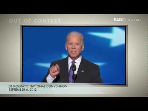 Out of Context: Biden vs. Romney on bin Laden
